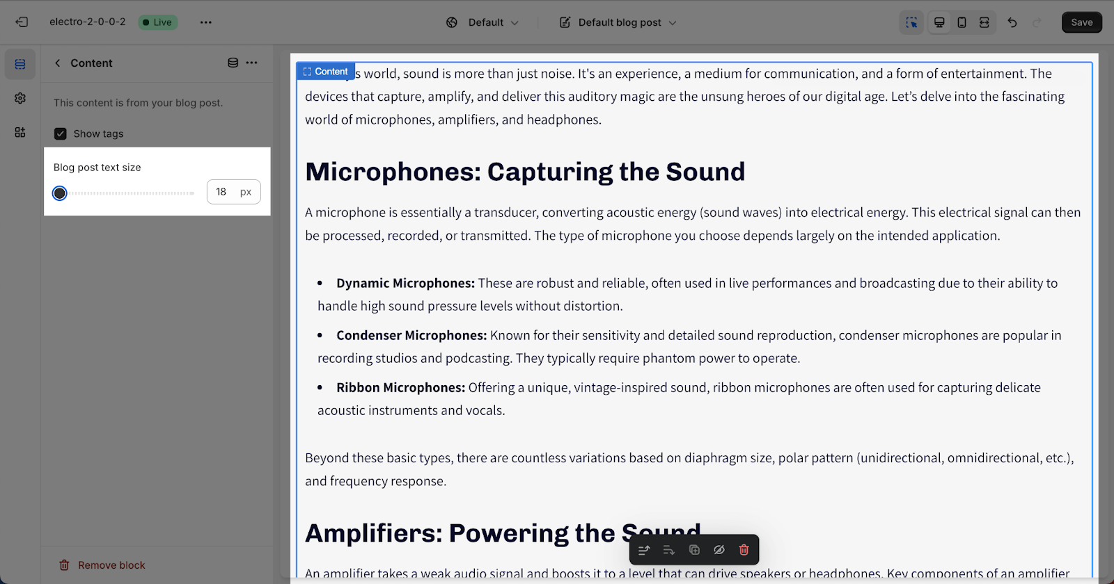 Blog Post template